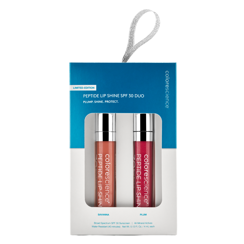 CS Peptide Lip Shine DUO - Savanna & Plum