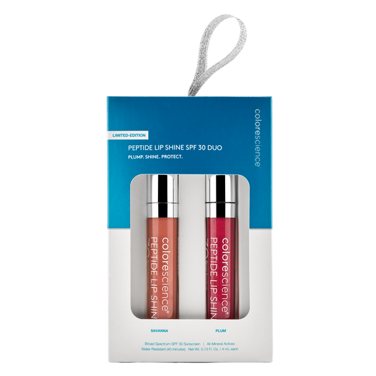 CS Peptide Lip Shine DUO - Savanna & Plum